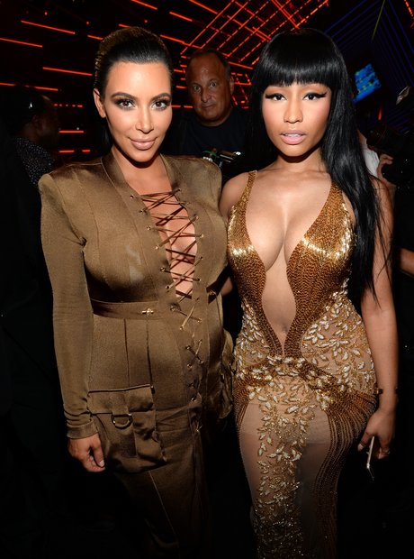 Kim Kardashian and Nicki Minaj MTV VMA's 2015