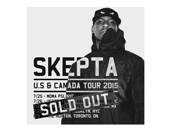 Skepta Tour Boy Better Know US Canada Flyer