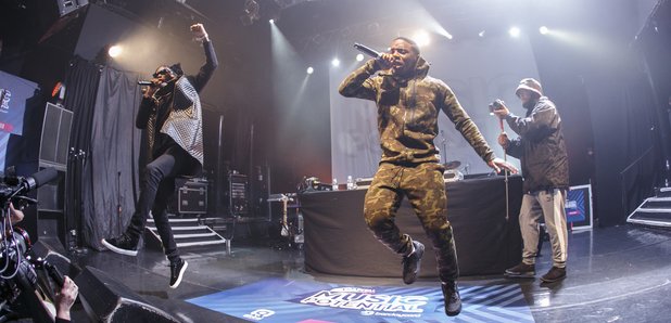 Krept and Konan on stage