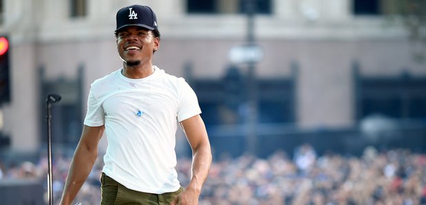 Chance The Rapper on stage