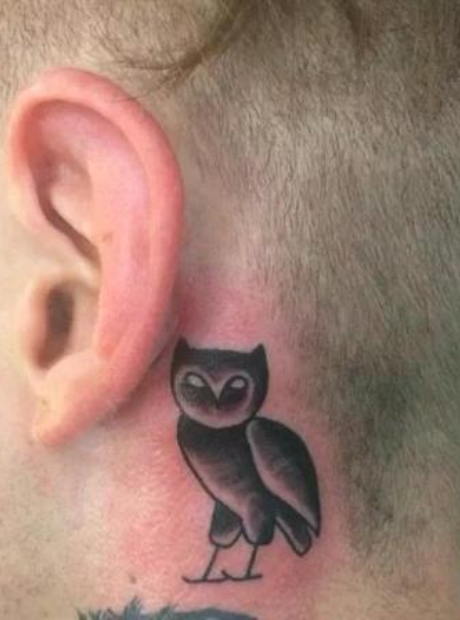 Drake Ear Tattoo 