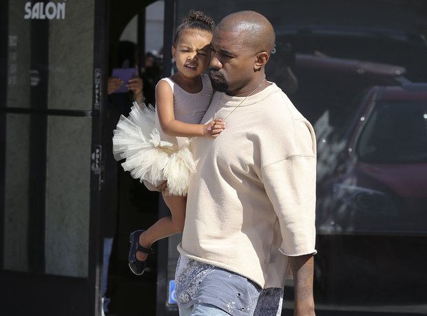 Kanye West and North Ballerina Outfit 