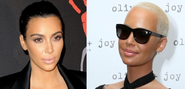 Amber Rose and Kim Kardashian