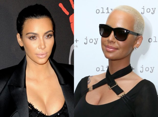 Amber Rose and Kim Kardashian