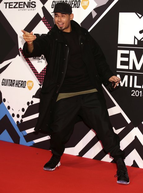 Afrojack MTV EMA's 2015 Red Carpet 