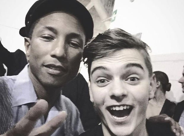 Pharrell and Martin Garrix Selfie