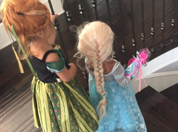 North West and Penelope Disick Halloween 2015