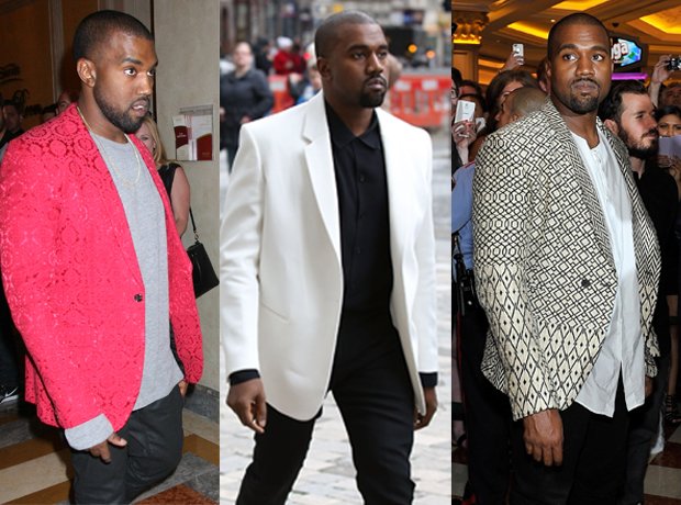 kanye supreme blazer