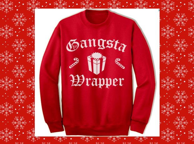 hip hop christmas jumper uk
