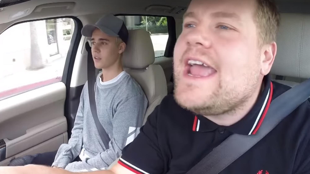 Justin Bieber Raps Along To Kanye West's 'Stronger' With James Corden ...