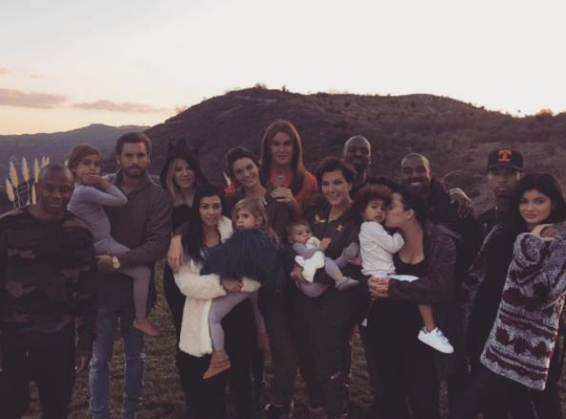 Kanye West Kardashians Thanksgiving