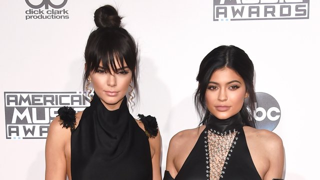 Kendall Jenner and Kylie Jenner American Music Awa