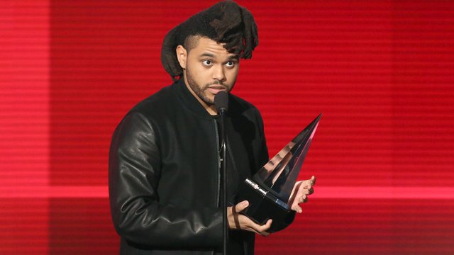 The Weeknd American Music Awards 2015 Winner
