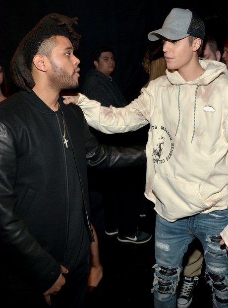 The Weeknd and Justin Bieber American Music Awards