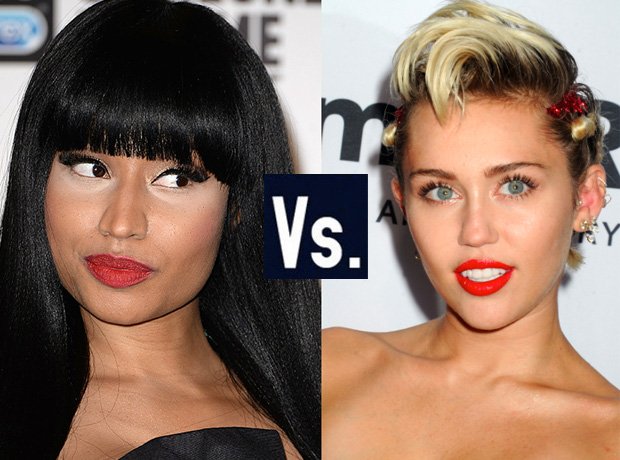 Nicki Minaj Miley Cyrus