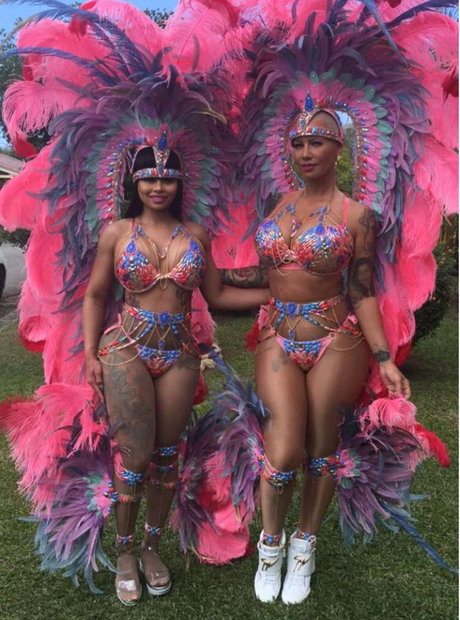 Blac Chyna and Amber Rose wear lavish outfits at T