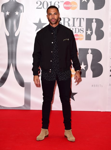 Marvin Humes Red Carpet Arrivals Brit Awards 2016