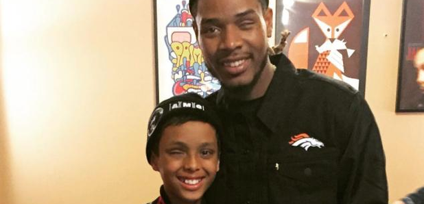 Fetty Wap with a fan