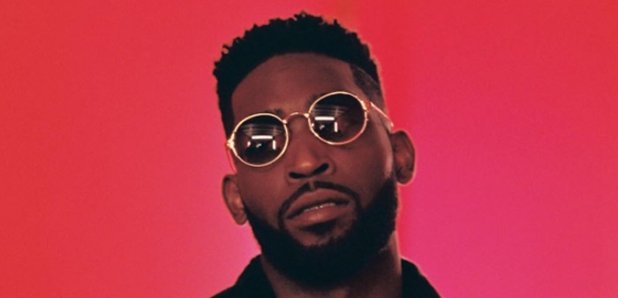 Tinie Tempah wearing glasses