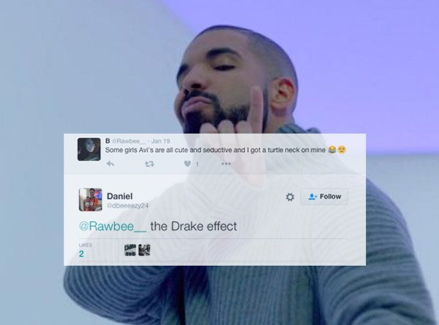 Drake wearing jumper
