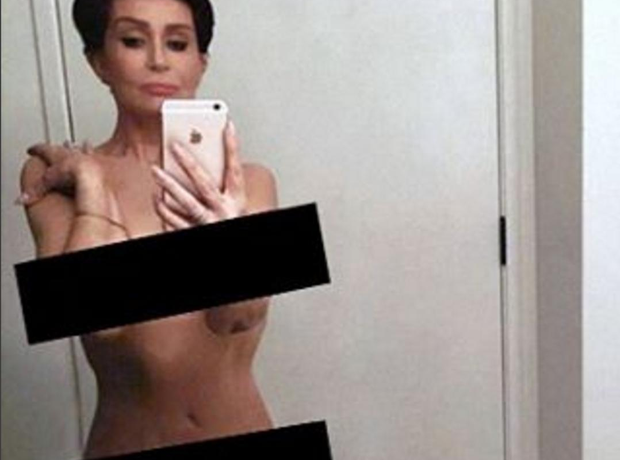 Sharon Osbourne naked selfie