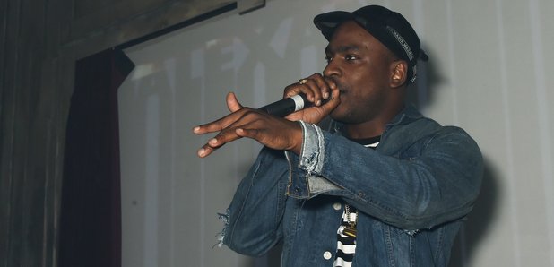 Skepta performing at an aftershow party