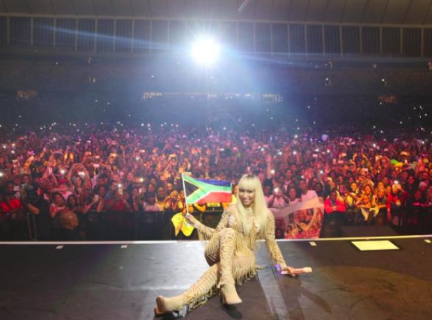 Nicki performs in Durban