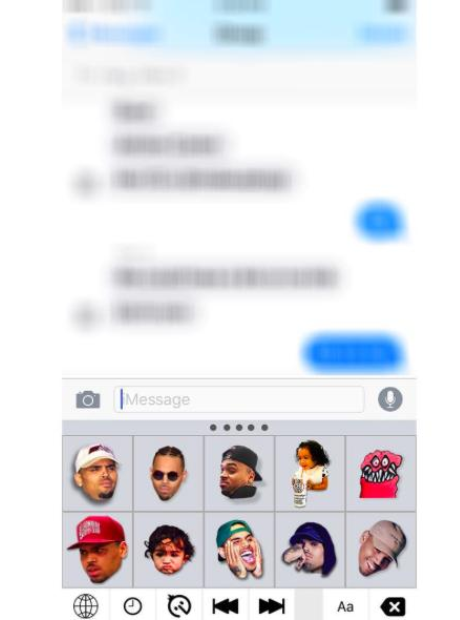 Chris Brown Emojis 