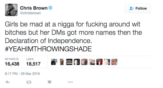 Chris Brown Kehlani Tweet 
