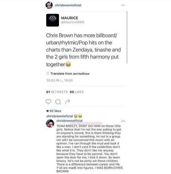 Chris Brown Twitter Rant 