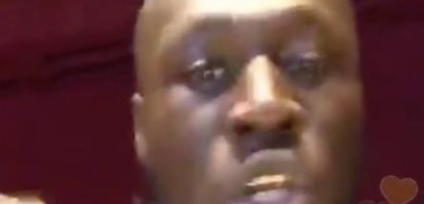 Stormzy rapping on Periscope