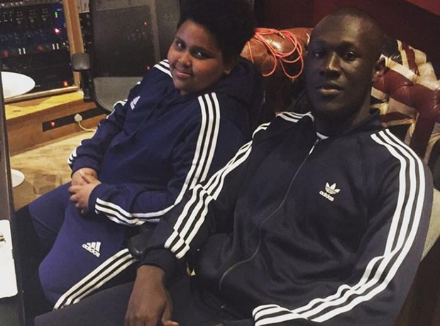 Stormzy with child