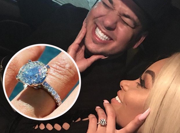 Blac Chyna engagement ring 