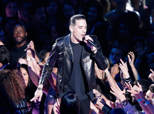 G Eazy performing on stage