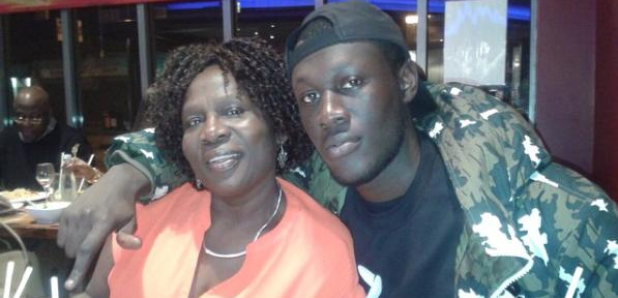 Stormzy with his Mum