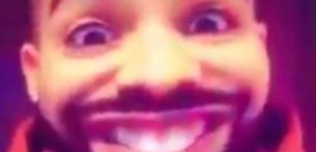 Drake using Snapchat filter