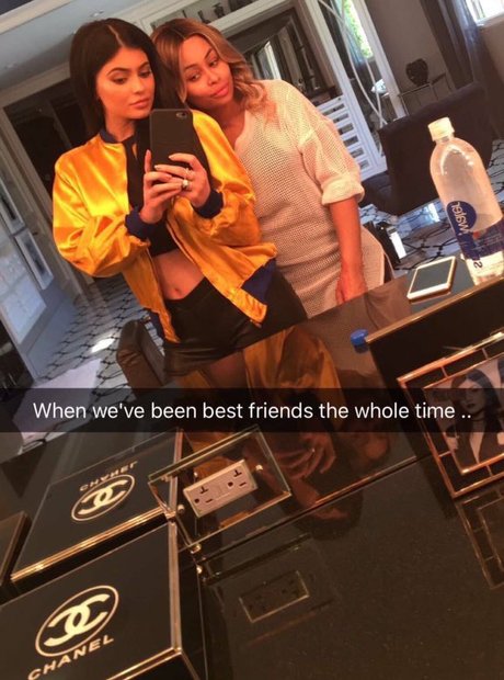 Kylie Jenner and Blac Chyna Snapchat 