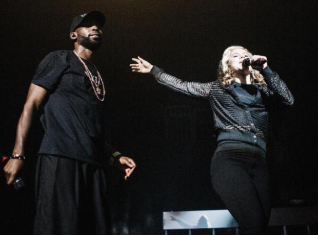 Tinie Tempah and Katy B on stage