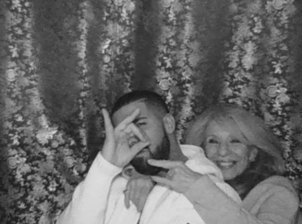 Drake with his Mum