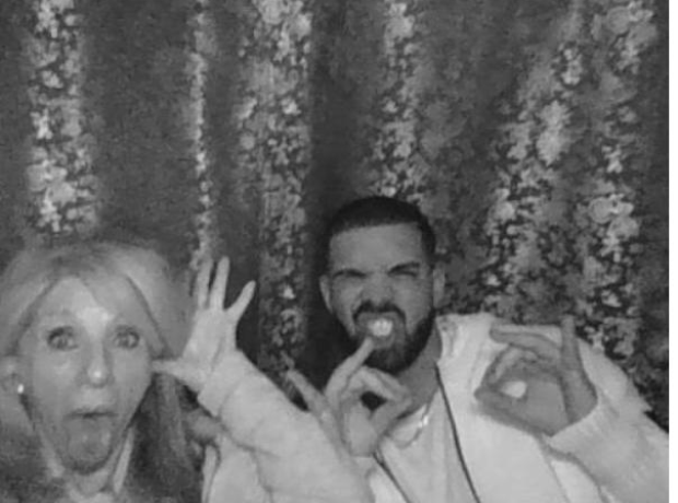 Drake with his Mum