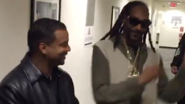 Snoop Dogg and Carlton Banks