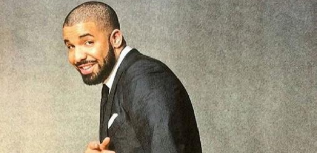 Drake wearing suit