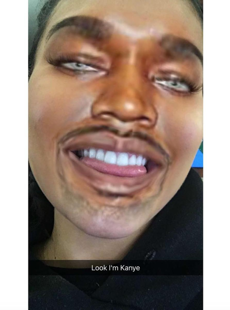 Kylie Jenner face swaps with Kanye West