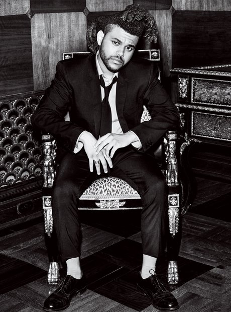 The Weeknd poses for Vogue magazine