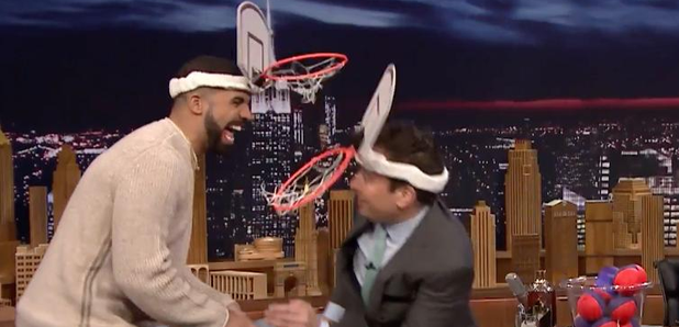 Drake and Jimmy Fallon 