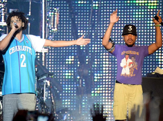 J. Cole and Chance the Rapper 