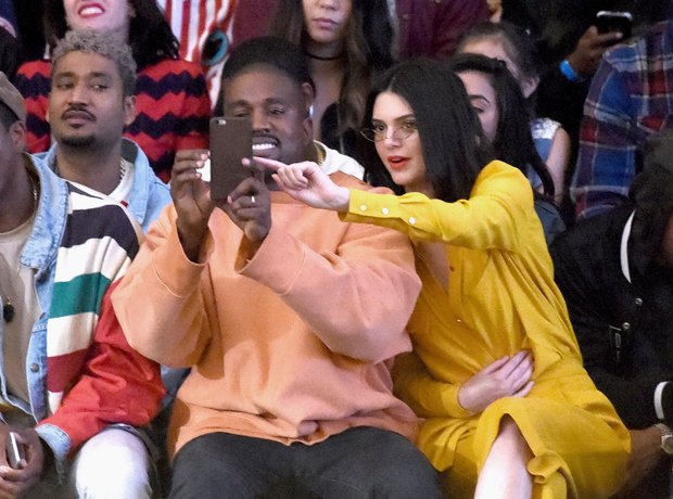 Kanye West and Kendall Jenner