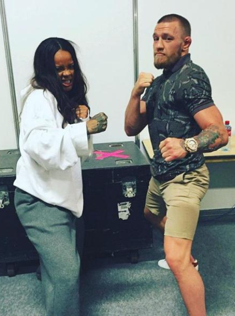 Rihanna and Connor McGregor