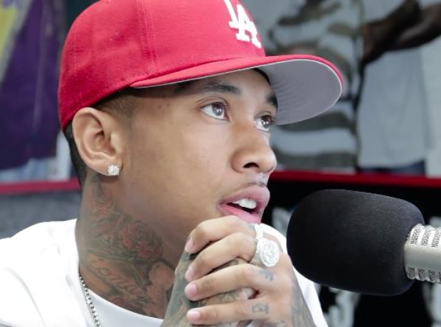 Tyga in a radio interview