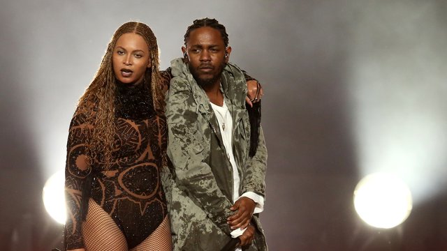 Beyonce and Kendrick Lamar 